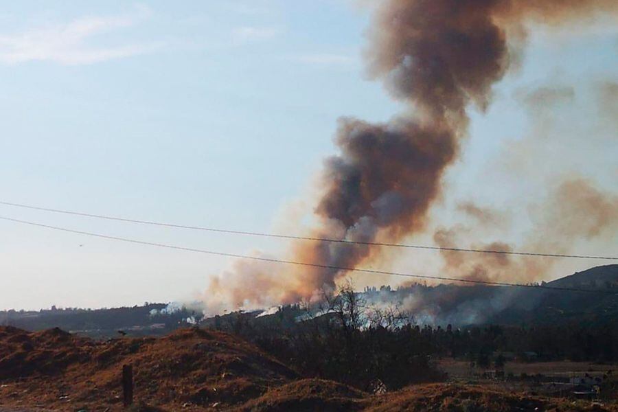 Incendio Forestal Amenaza Viviendas En Quillota La Tercera