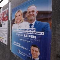 Candidata del partido de Le Pen se retira de competencia tras polémica por posar con gorra nazi