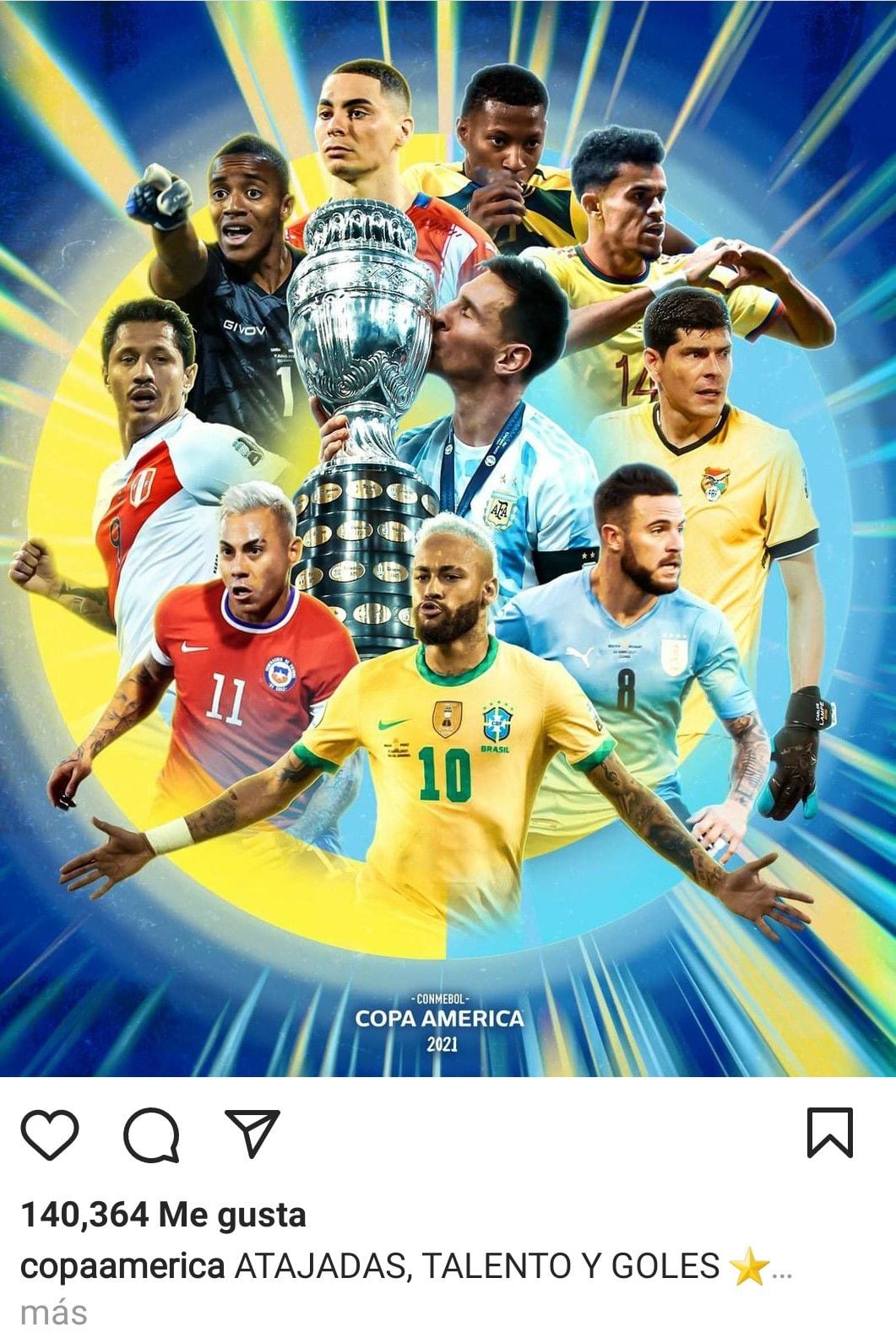 Copa América 2021 Instagram