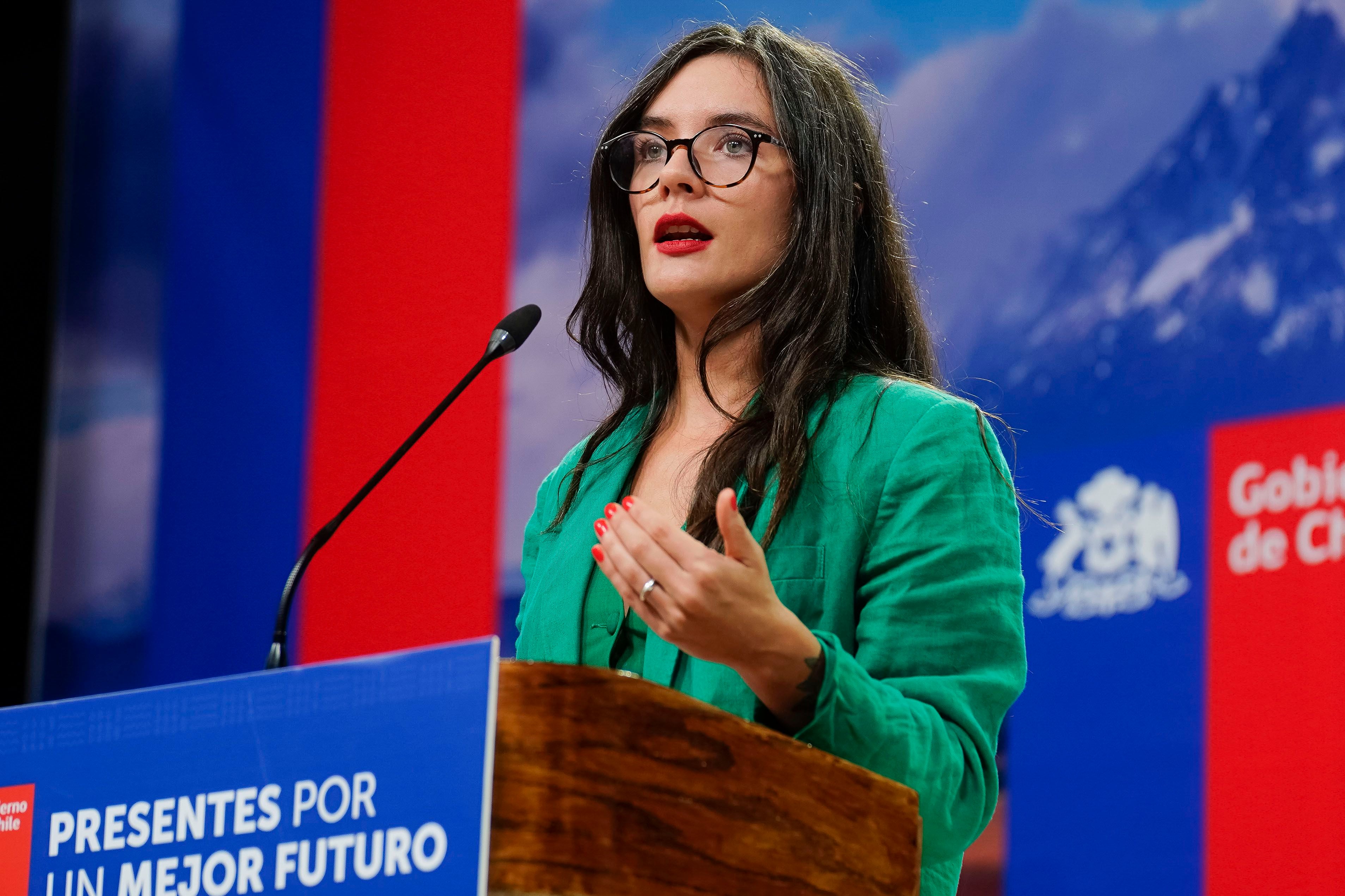 VOCERIA MINISTRA CAMILA VALLEJO