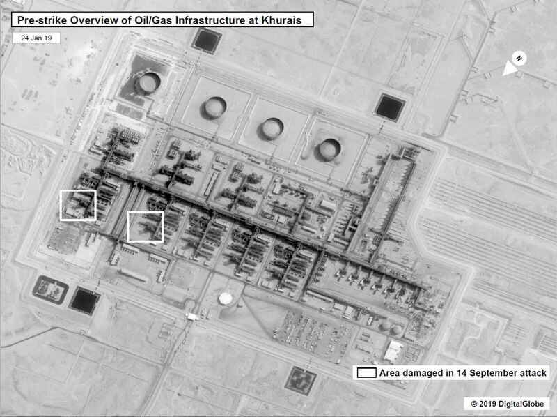 Las Imágenes Satelitales Que Muestran La Envergadura Del Ataque Con Drones En Arabia Saudita 7898