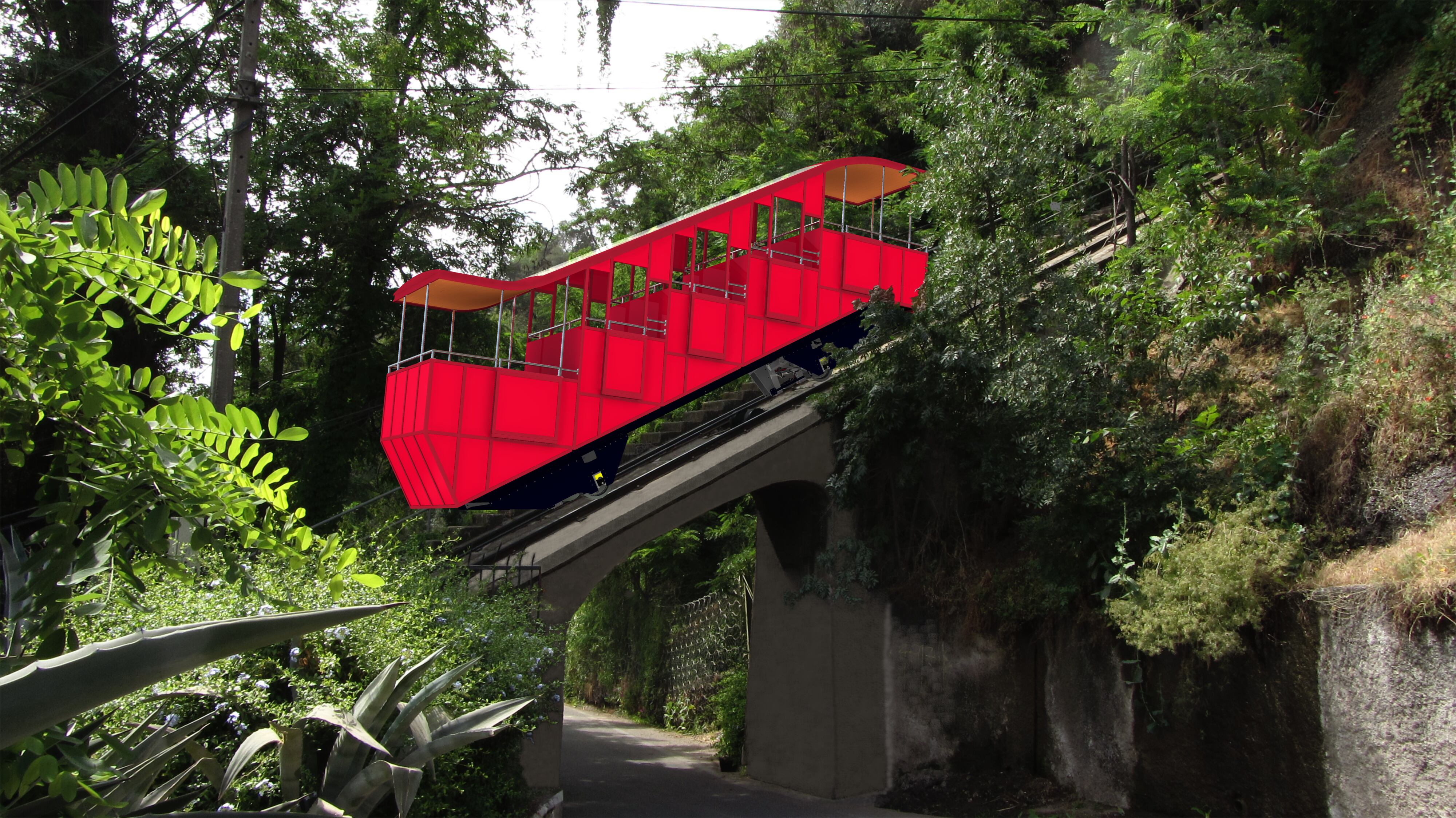 La remodelación del funicular terminará en noviembre de 2021.