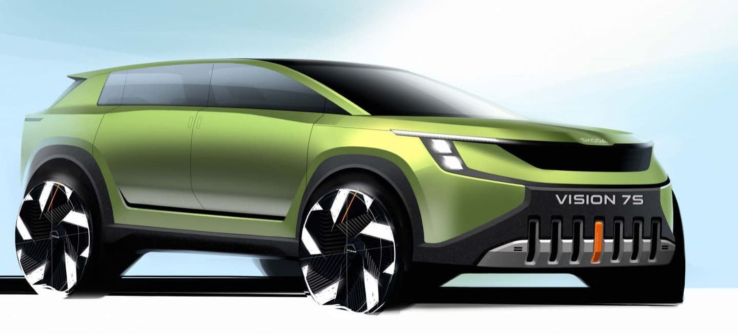 El Skoda Vision 7S adelanta el nuevo lenguaje de diseño de la marca checa