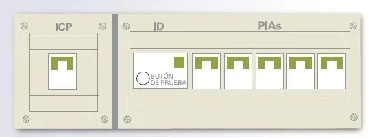 panel eléctrico circuito TDA corriente casa