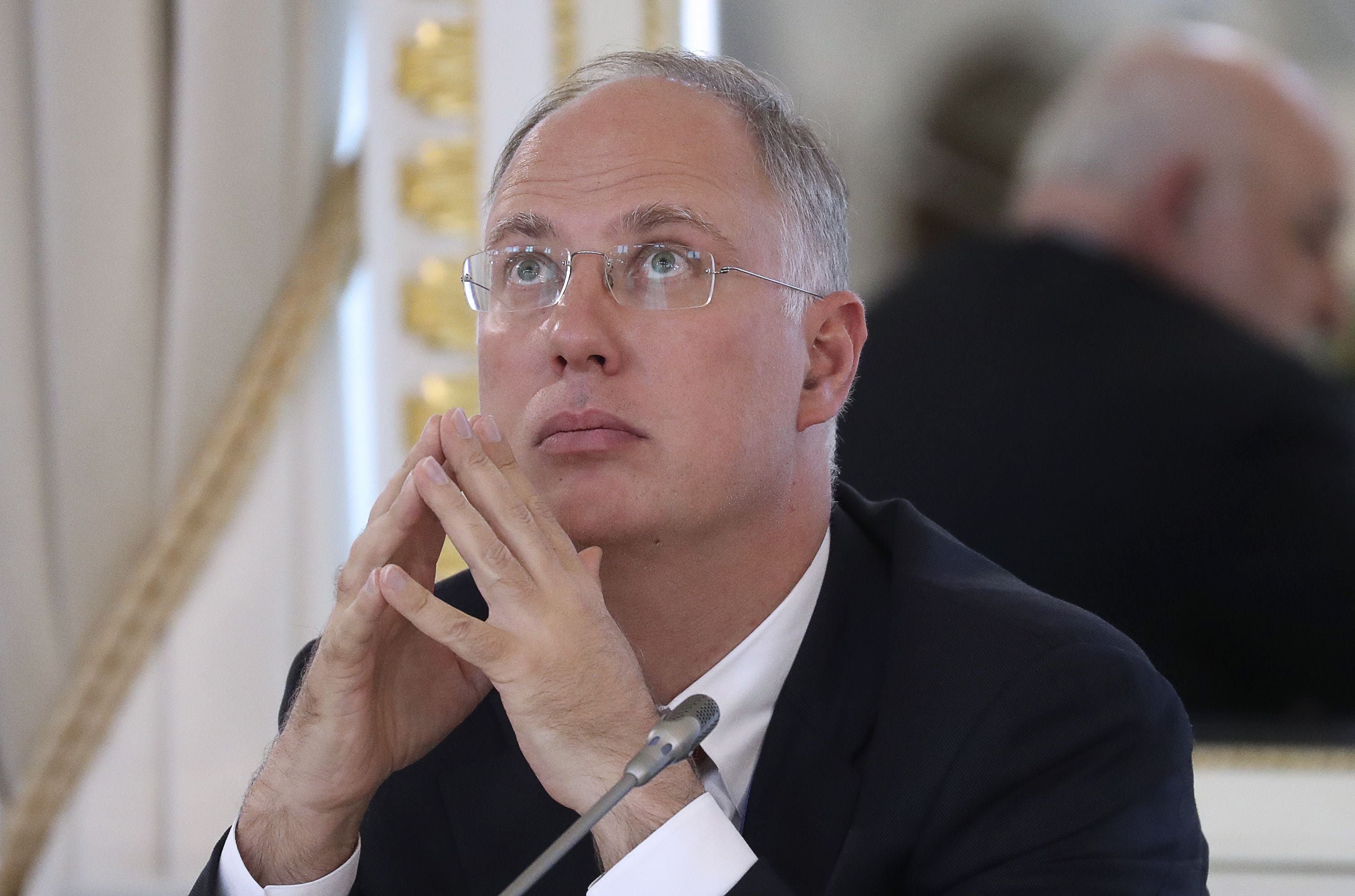 Kirill Dmitriev, Chief Executive Officer of the Russian Direct Investment Fund, attends a meeting on the sidelines of the St. Petersburg International Economic Forum