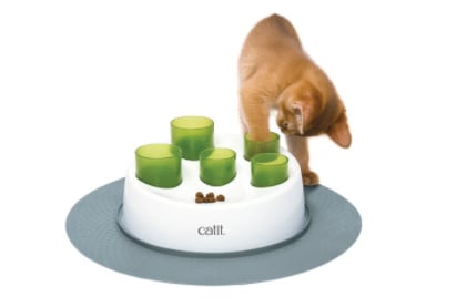 comedor interactivo para gato catit