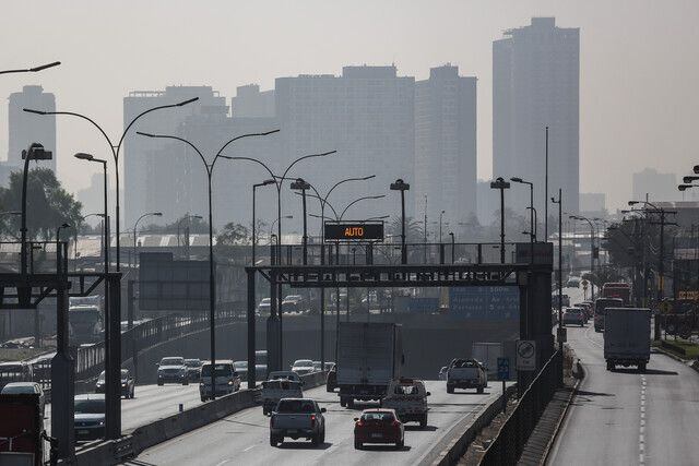 Smog contaminación mayo 2023 Santiago