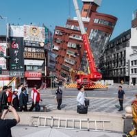 Las dramáticas imágenes que deja el terremoto en Taiwán
