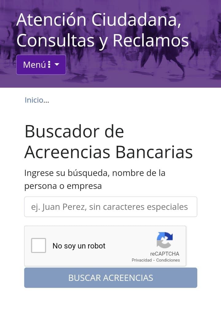 Acreencias bancarias