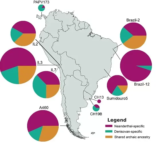 mapa neandertal