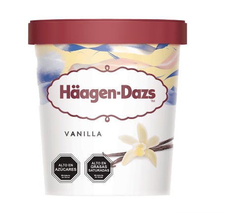 Helado Häagen-Dazs vainilla