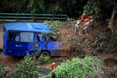 Lluvias en Brasil dejarían a cinco muertos y un desaparecido