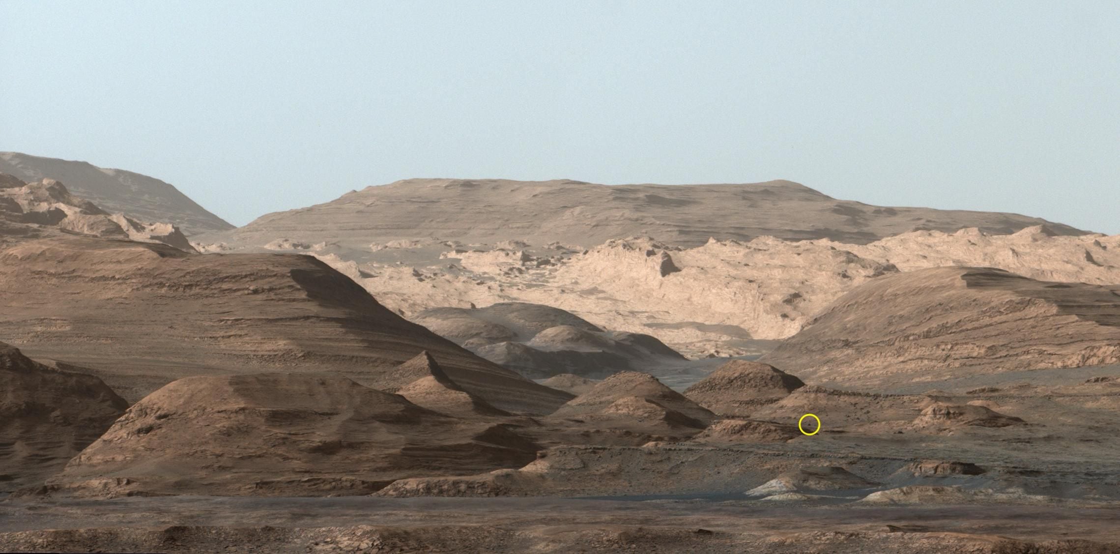 rover Curiosity de Marte NASA