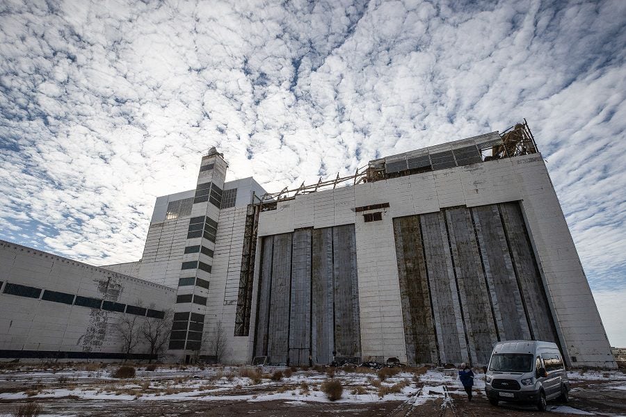 Buran spacecraft at Baikonur Cosmodrome