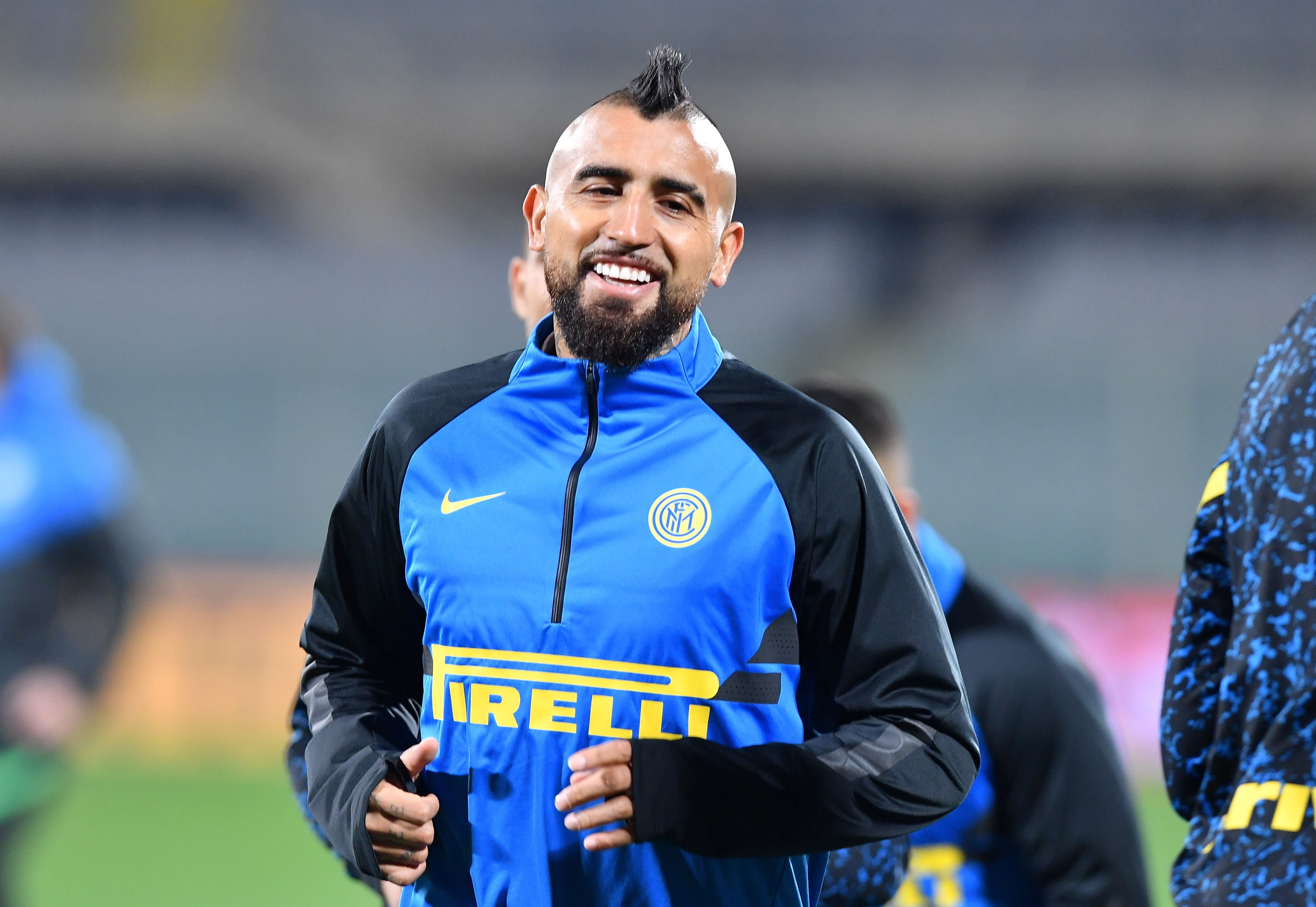 Arturo Vidal, en la antesala el partido entre el Inter y la Fiorentina. (Foto: Reuters)