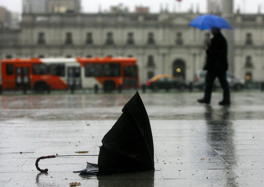 Lluvias en la zona central