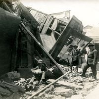 Revelan desconocidas fotos de un gran terremoto ocurrido en Chile hace un siglo