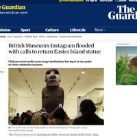 “Devuelvan el Moai”: medio internacional reporta que “usuarios chilenos han inundado la sección de comentarios” del Museo Británico 