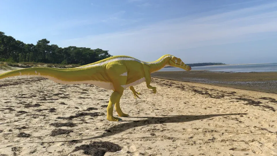 Descubren un nuevo dinosaurio del tamaño de un bus