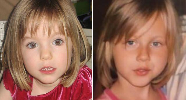 Imagen subida a la cuenta de Instagram @iammadeleinemccann , donde se compara una foto de Madeleine y otra de Wendell cuando pequeña. Foto. Instagram.