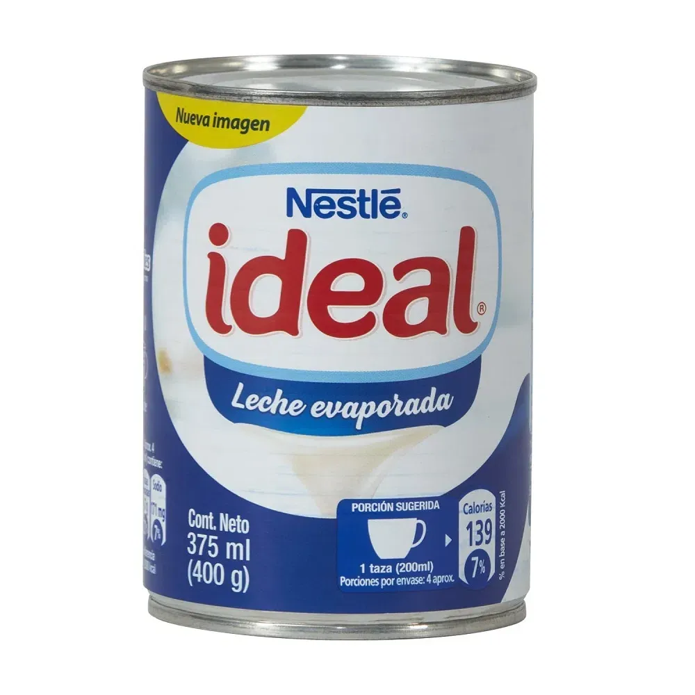 leche evaporada ideal nestlé