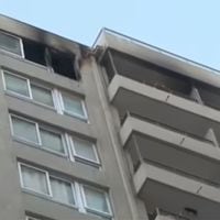 Incendio afectó a departamento en el centro de Santiago