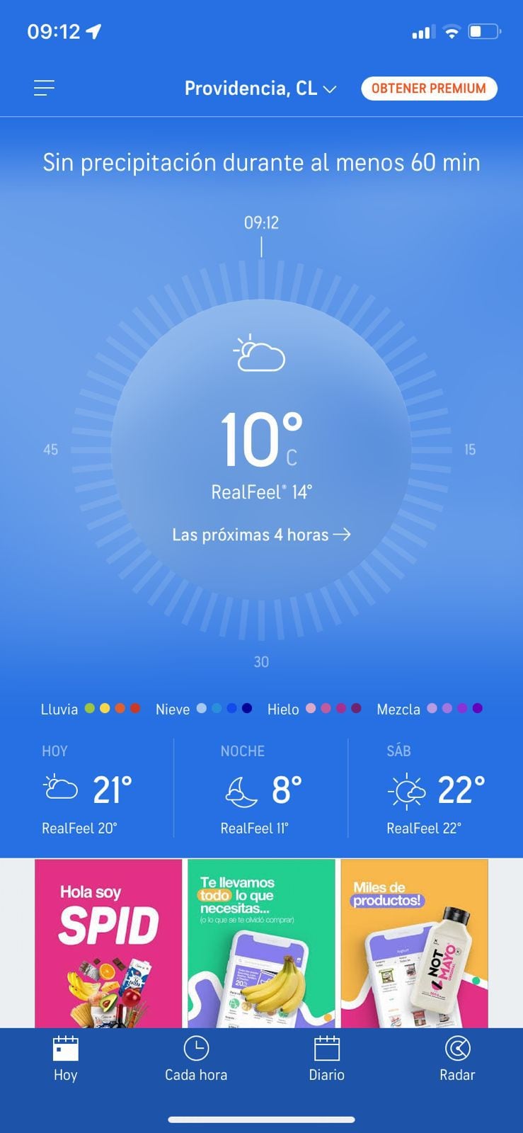 Las 5 mejores aplicaciones para ver el pronóstico del tiempo