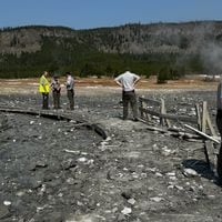 La impactante explosión hidrotermal en Yellowstone: cierran temporalmente sectores del parque nacional
