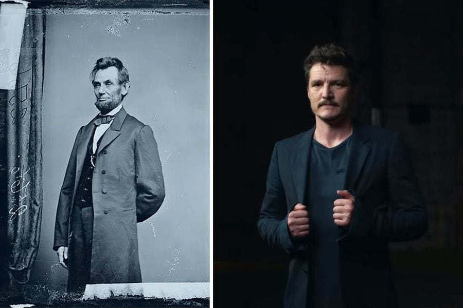 Pedro Pascal, father of the USA: the Netflix series in which the actor is Abraham Lincoln