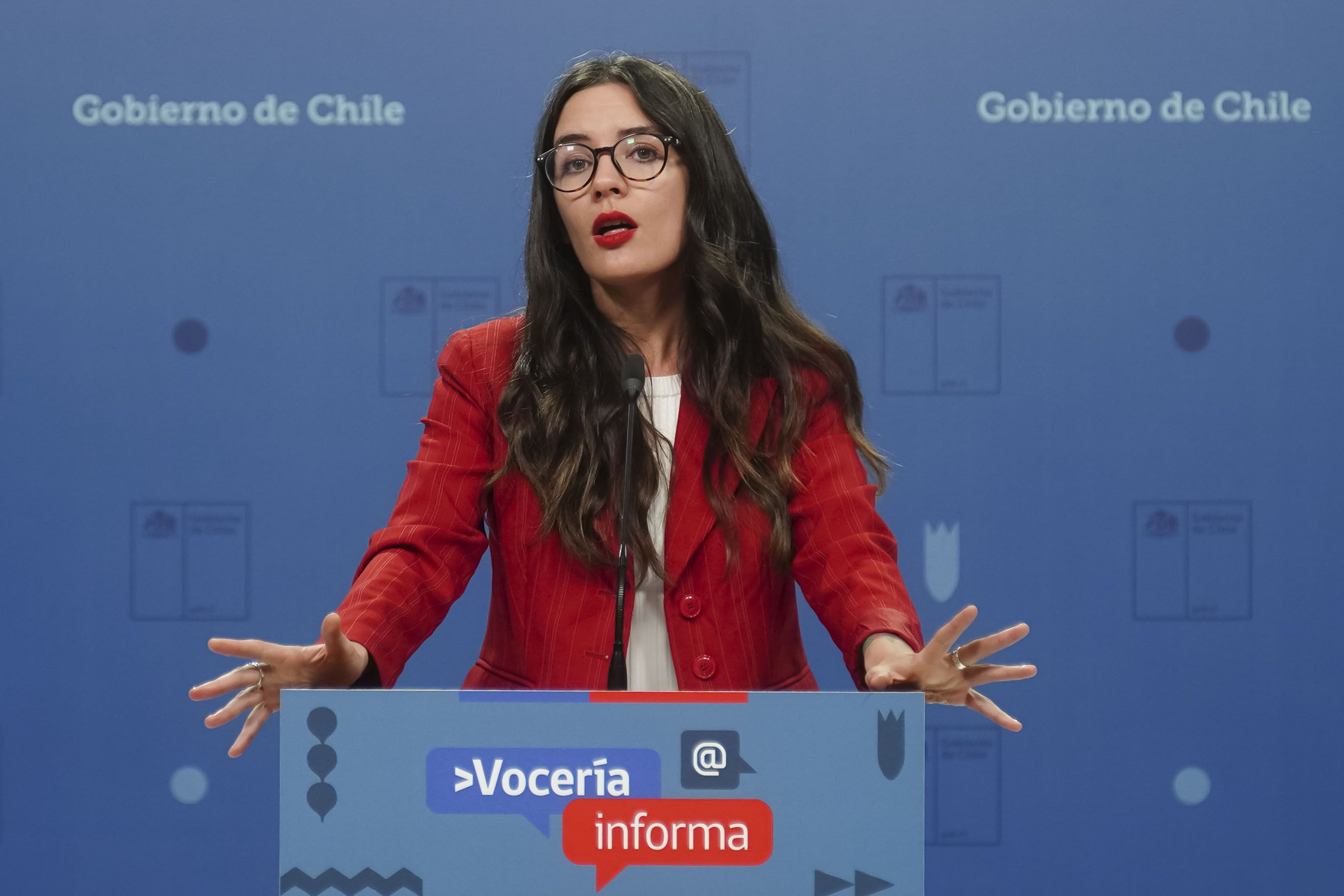 PUNTO DE PRENSA MINISTRA CAMILA VALLEJO