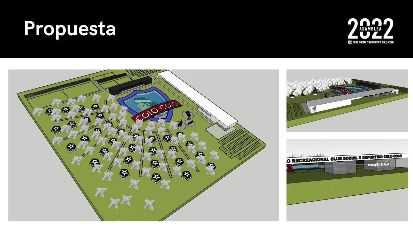 Imágenes virtuales del proyecto inmobiliario del Club Social y Deportivo Colo Colo