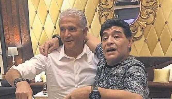 Burruchaga y Maradona