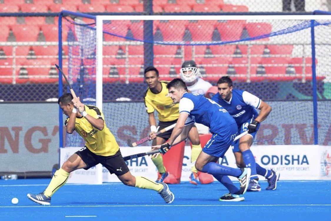 Chile cayó por 3-2 contra Malasia en el Mundial de hockey césped masculino.