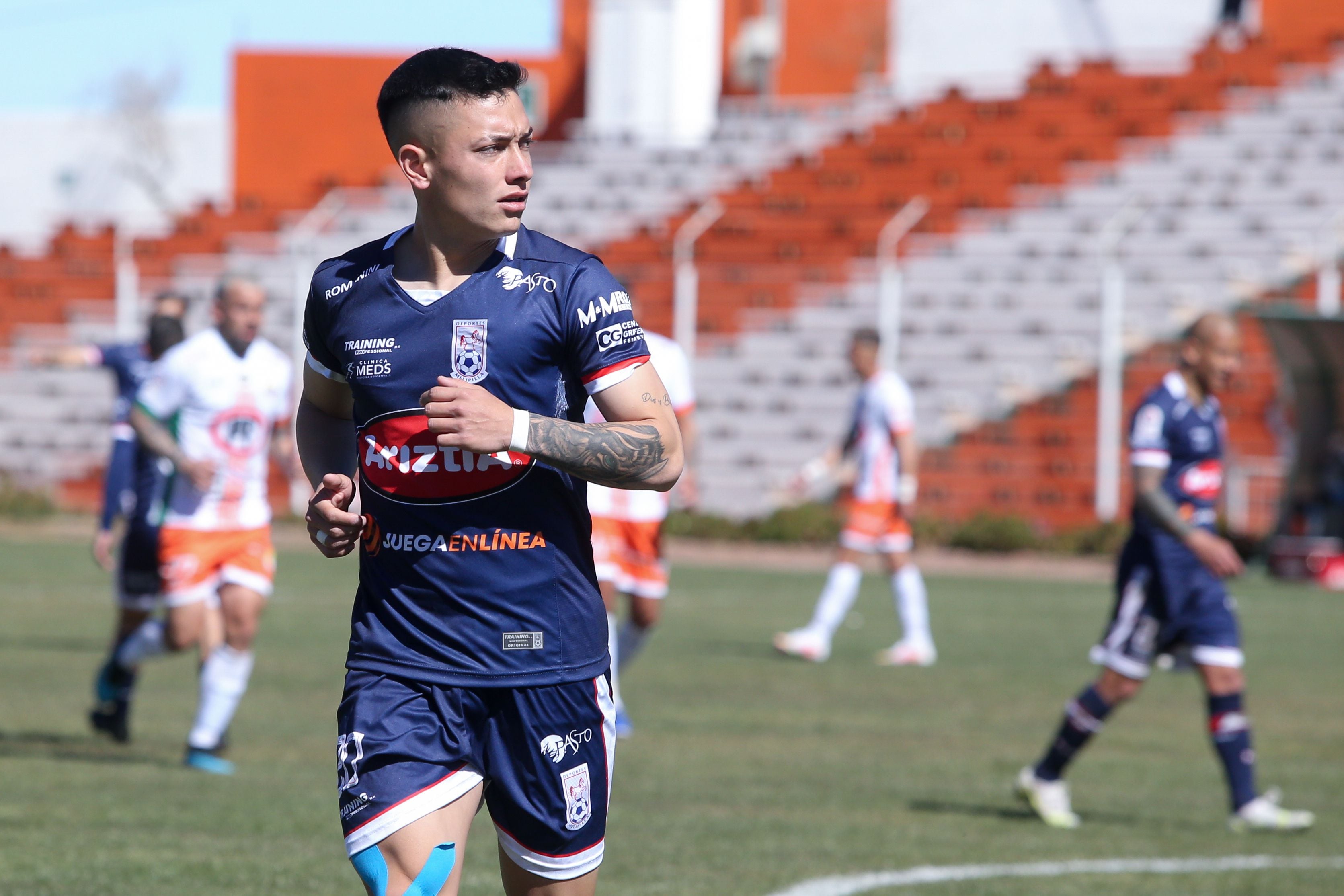 Cristián Zavala, en el duelo entre Cobresal y Melipilla