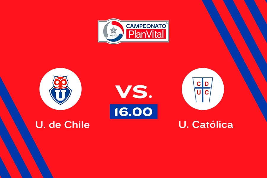 U. de Chile vs. U. Católica, 16.00 horas - La Tercera