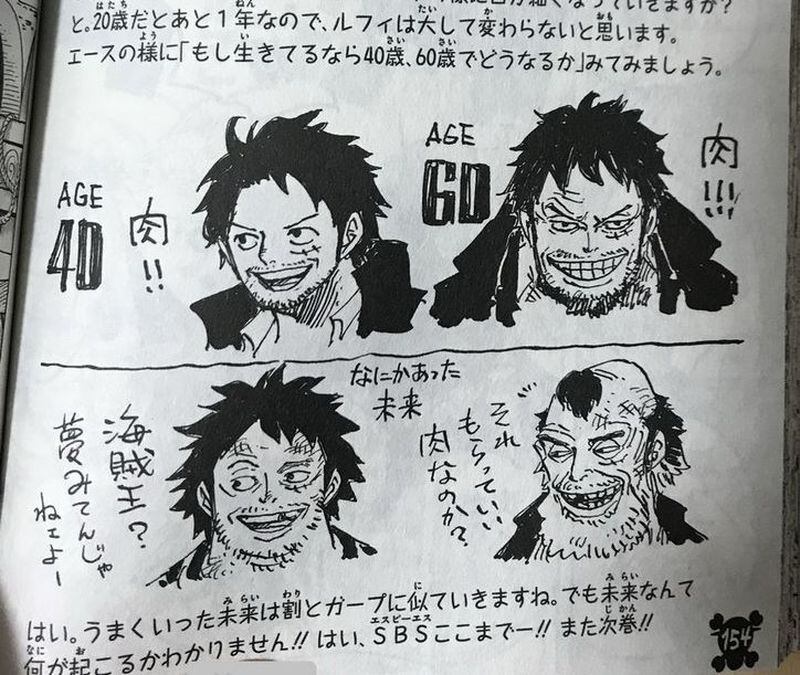 Eiichiro Oda Dibuja Como Lucirian Luffy Y Ace Con 40 Y 60 Anos La Tercera