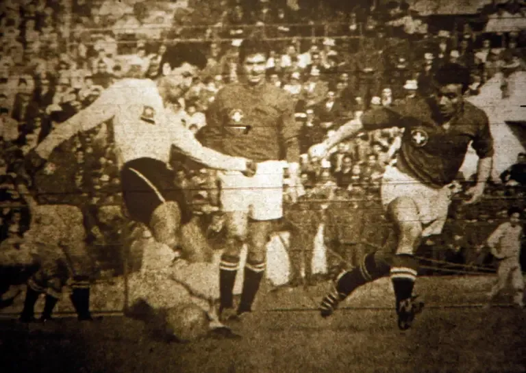 Sánchez, durante el Mundial del 62. FOTO: archivo Copesa.