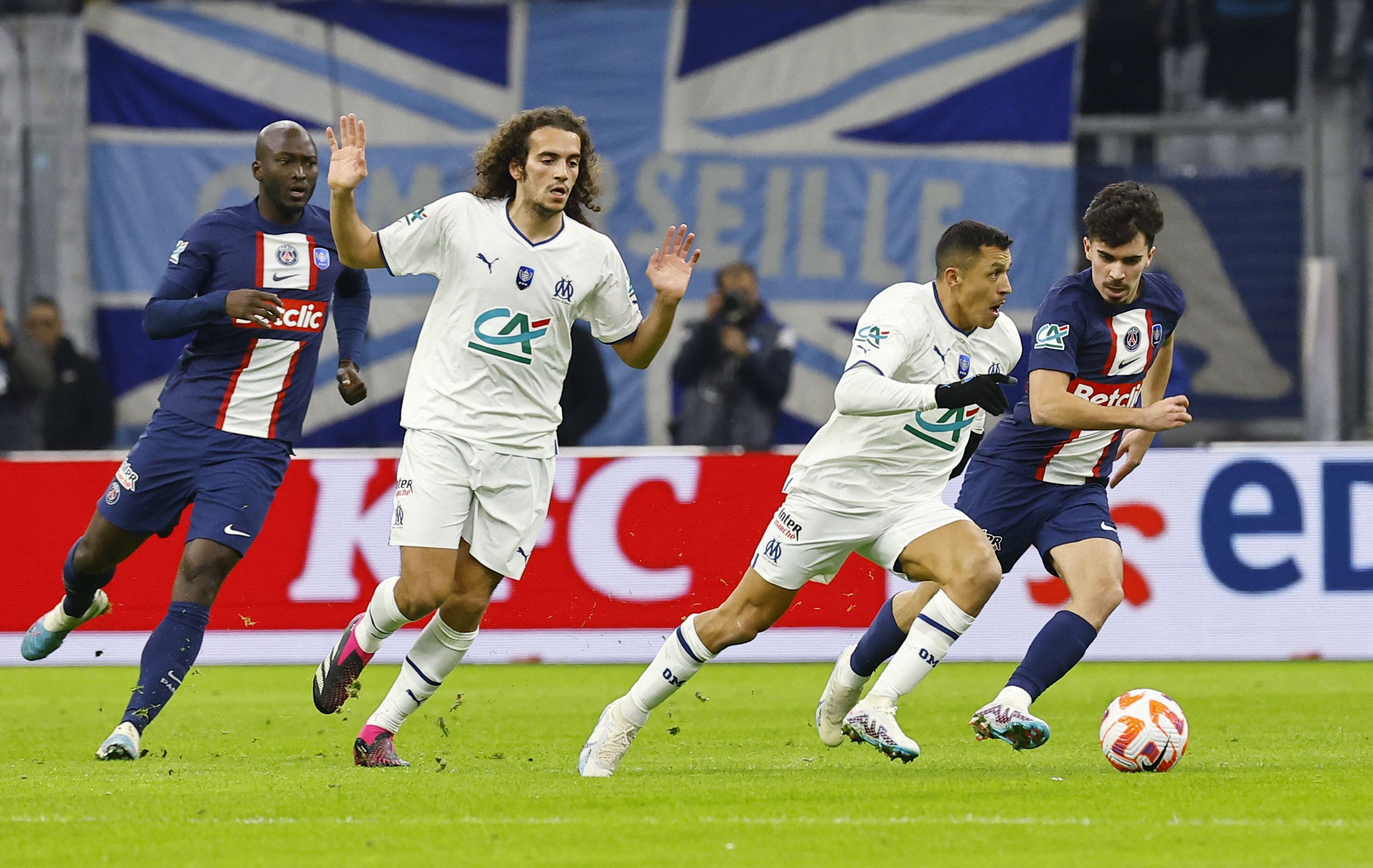 Coupe de France - Round of 16 - Olympique de Marseille v Paris St Germain