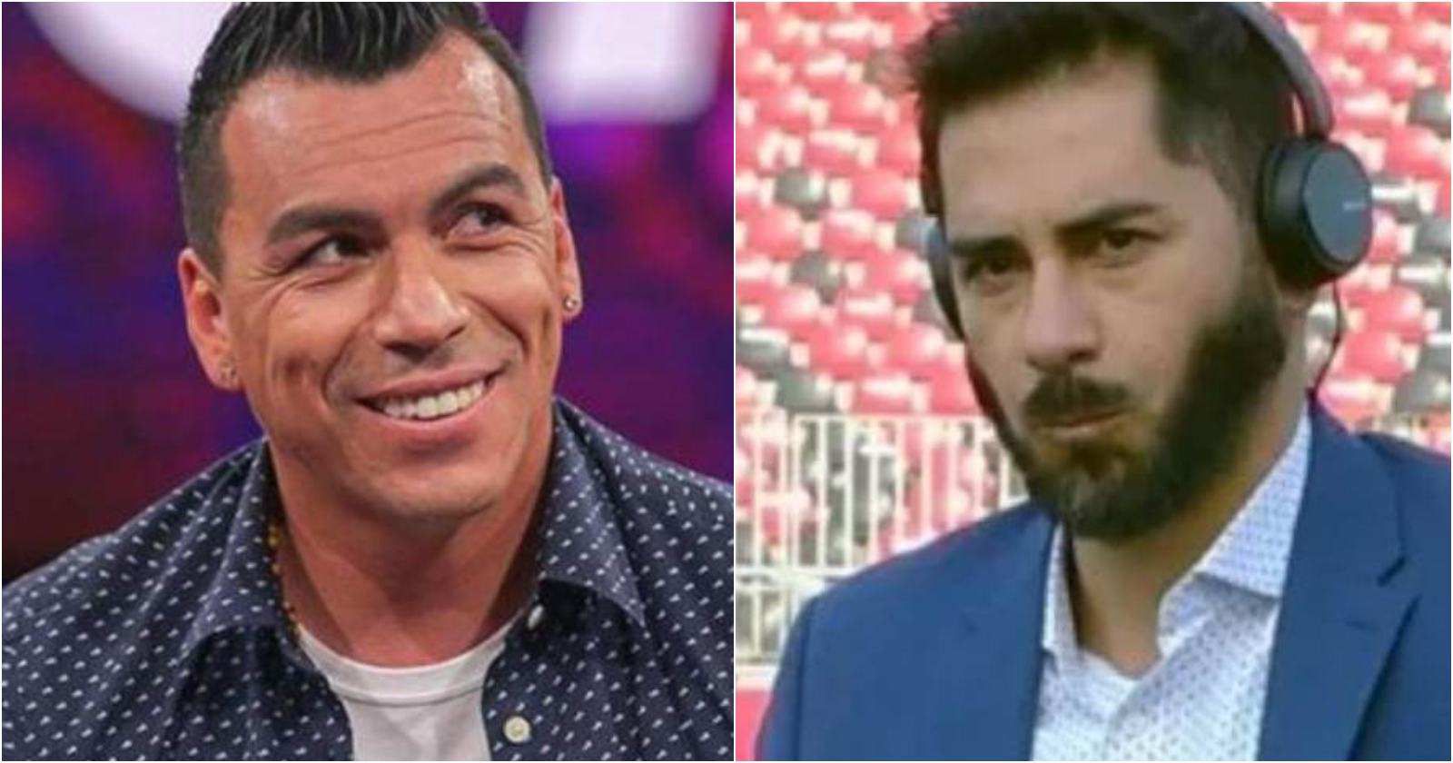 Esteban Paredes y Johnny Herrera, ahora exfutbolistas.