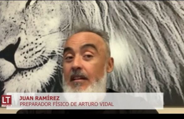 Juan Ramírez, durante su participación en El diván del Kily, de El Deportivo