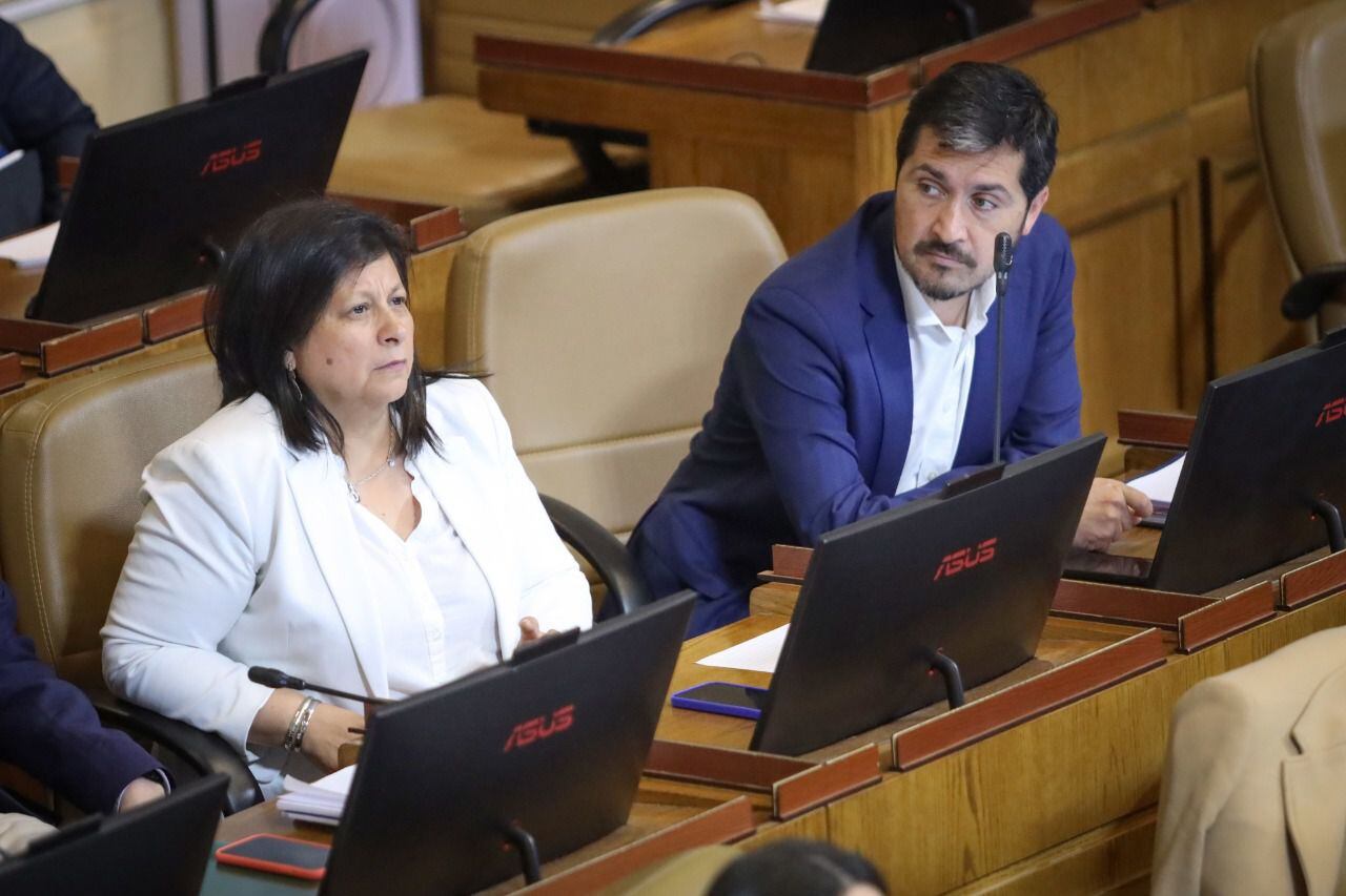 diputados Marcia Raphael y Hugo Rey