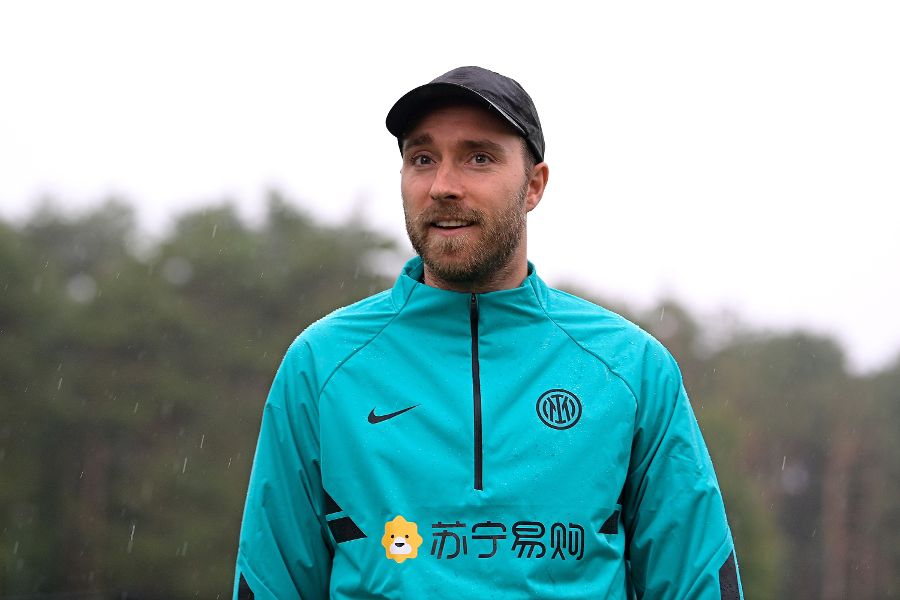 Christian Eriksen, en el complejo del Inter.