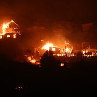 Pronóstico meteorológico para  Valparaíso en medio de incendios forestales 