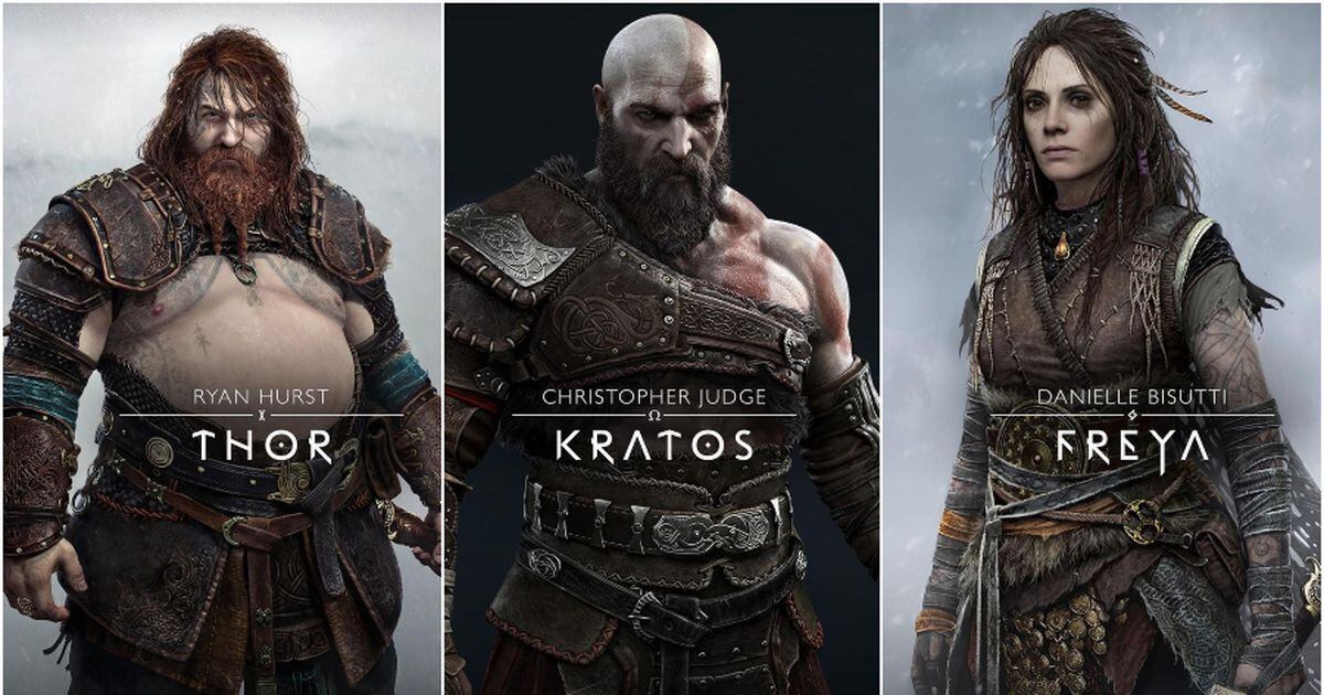 Imágenes muestran como lucirán Thor, Freya y otros personajes en God of War:  Ragnarok - La Tercera