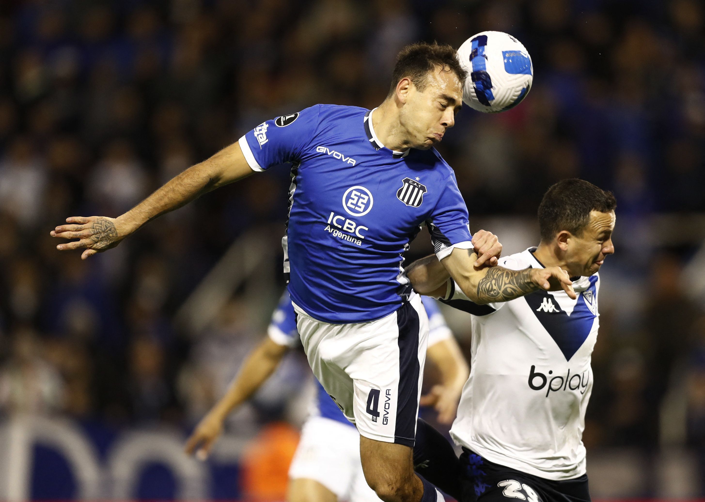 Catalán, en la serie ante Vélez por Copa Libertadores.