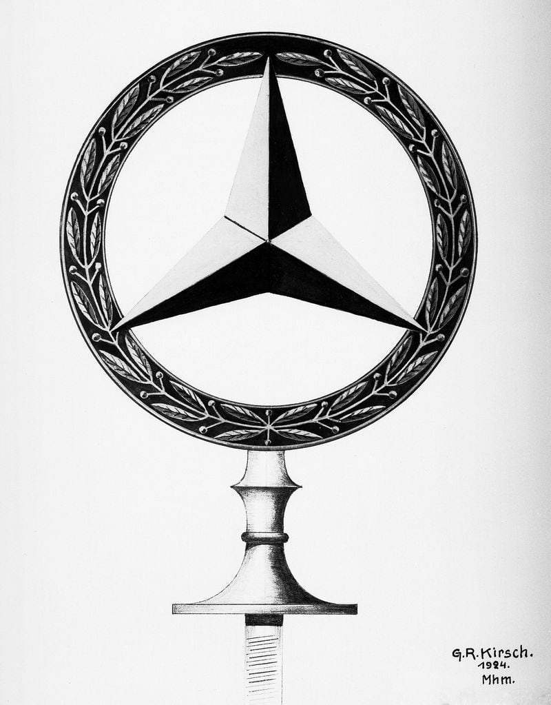 Un día como hoy, pero de hace 100 años, se patentó el famoso logo de  Mercedes-Benz - La Tercera