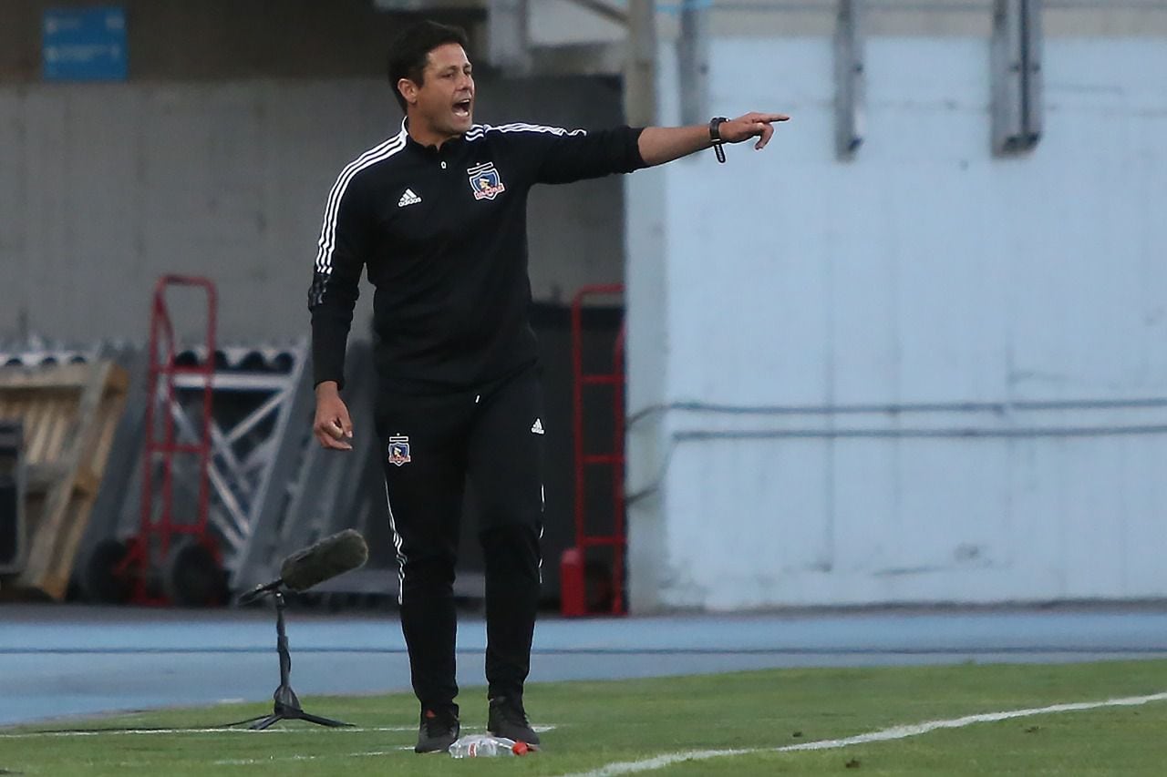 Eduardo Rubio, en el encuentro entre Audax Italiano y Colo Colo