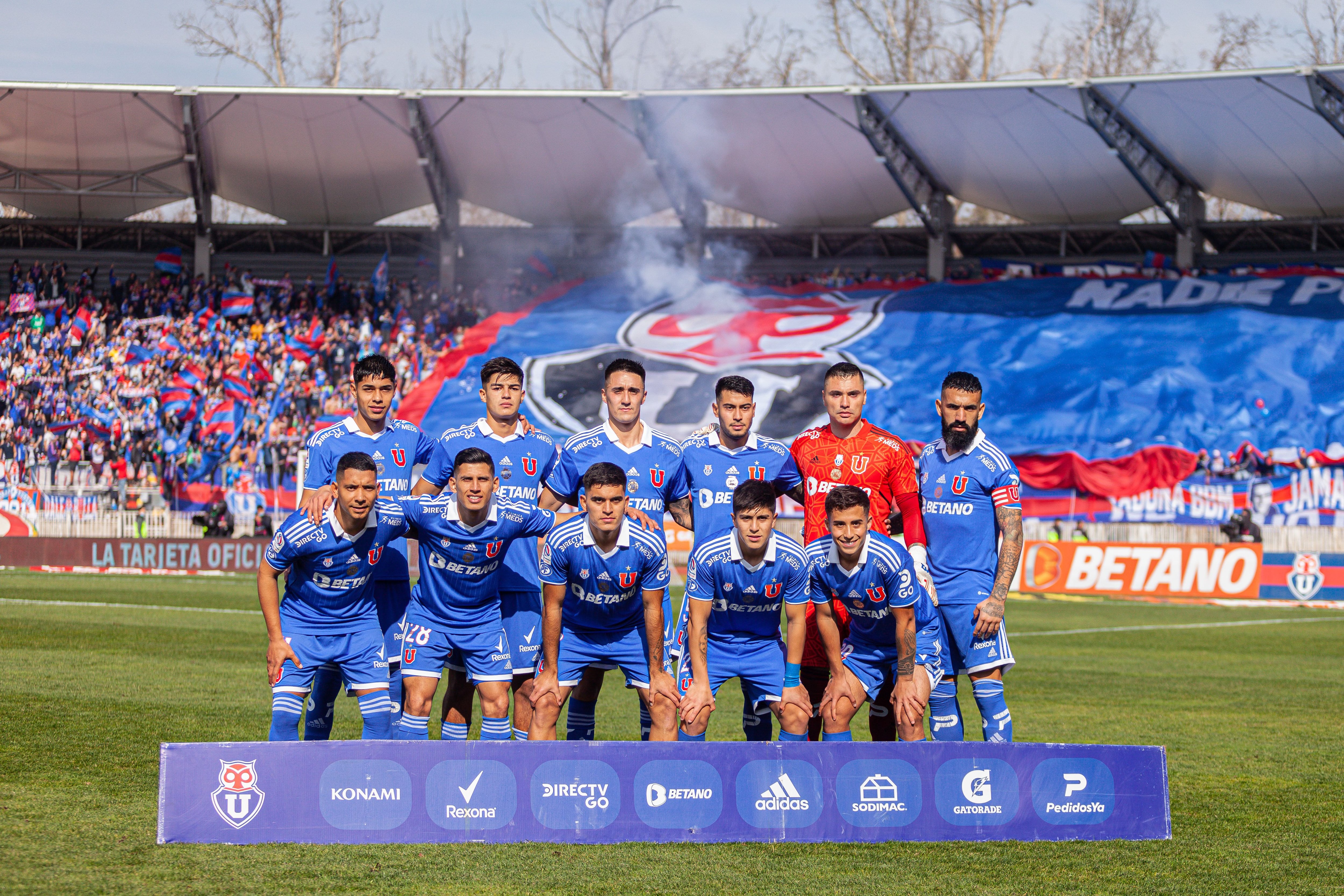 El once inicial de Universidad de Chile en Talca.