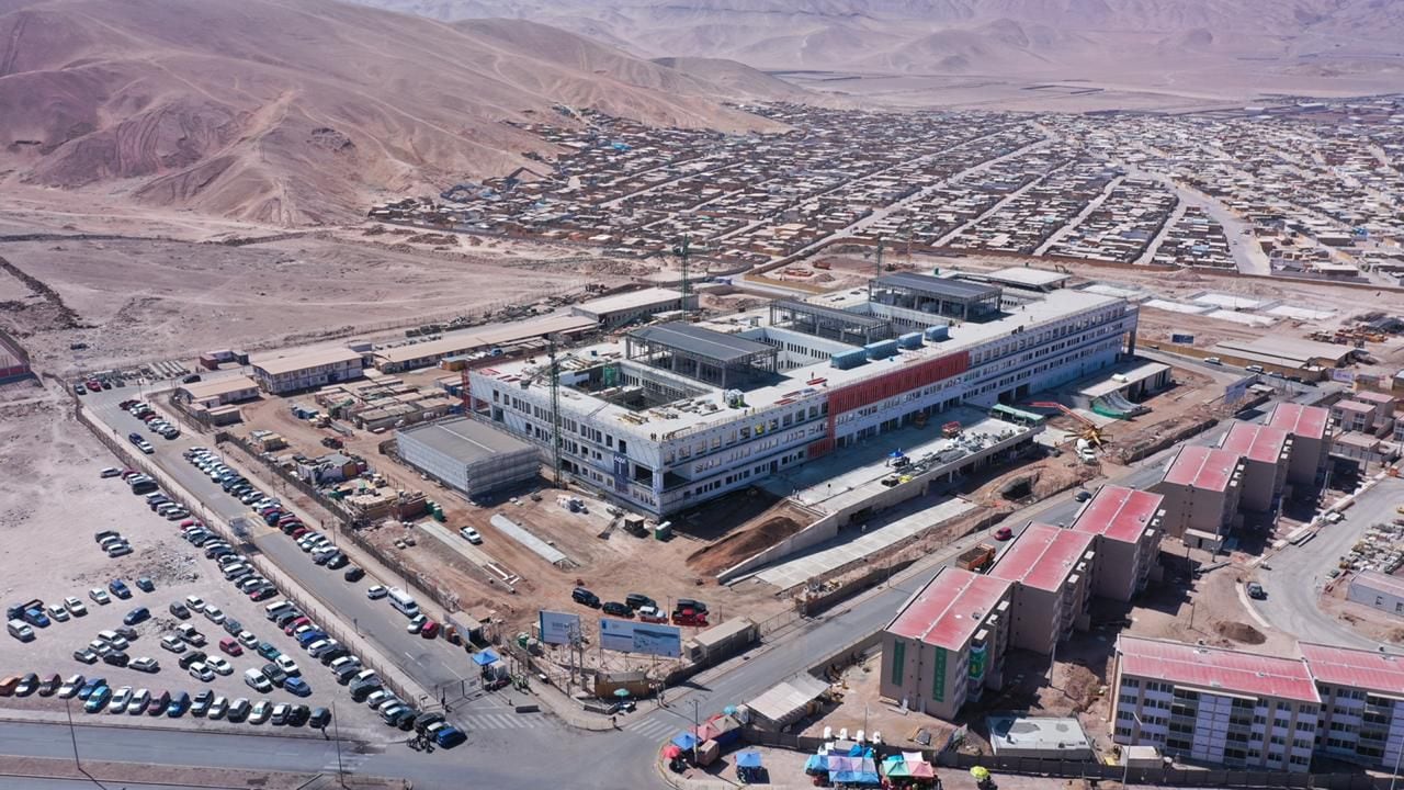 Hospital Alto Hospicio, construcción