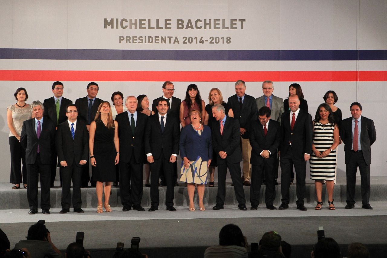 Bachelet segundo primer gabinete